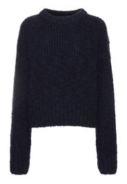 Brushed Textured Wool Sweater