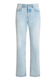Straight Cotton Denim Jeans