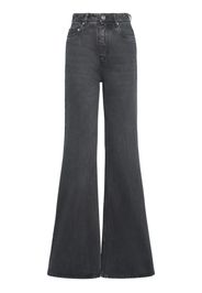 High Rise Wide Cotton Jeans