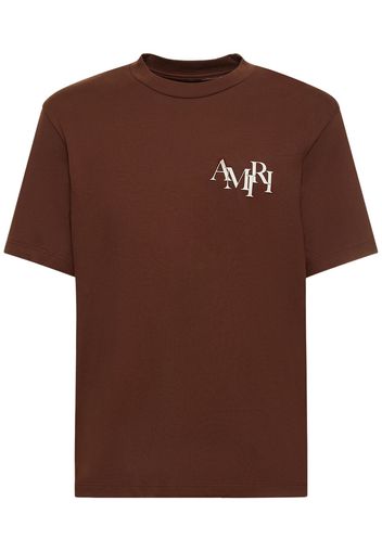 Logo Print Cotton Jersey T-shirt