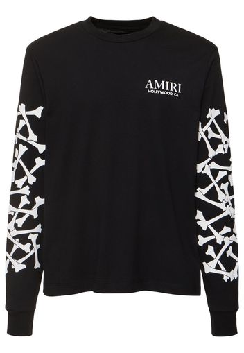 Bones Stacked Cotton Long Sleeve T-shirt