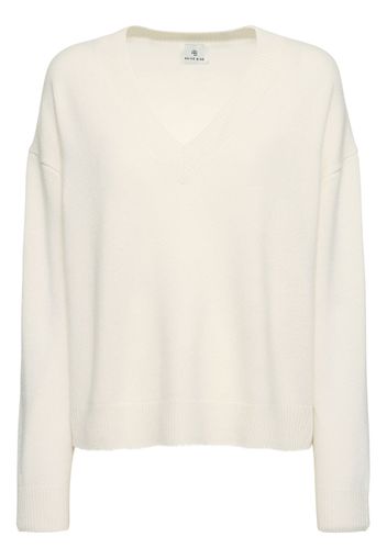 Lee Cashmere V-neck Sweater