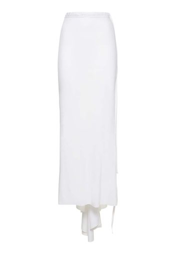 Vittoria Cotton Jersey Long Flared Skirt