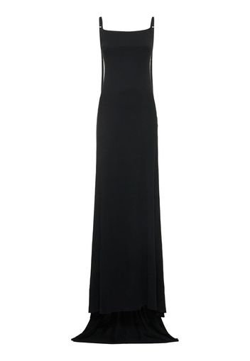 Hortense Jersey Open-back Long Dress