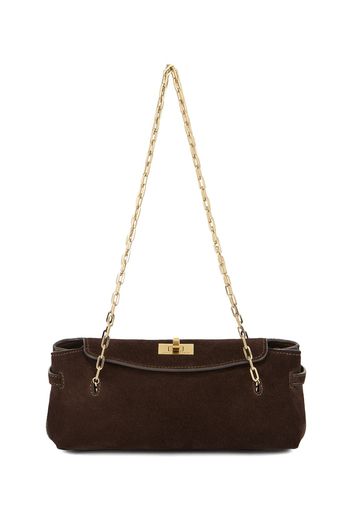 Mini Waverley Suede Shoulder Bag