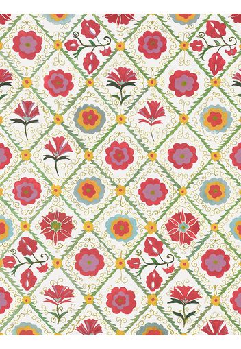 Suzani Warm Printed Wallpaper