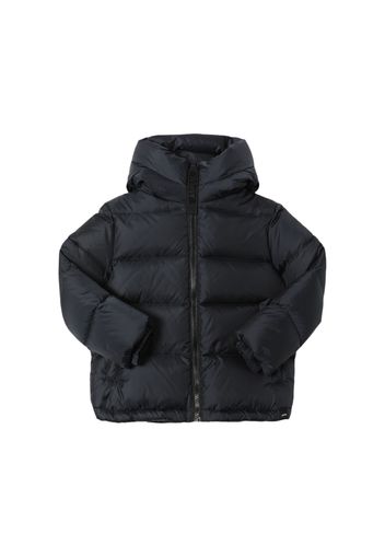 Hooded Nylon Down Jacket