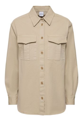 Garment Dyed Gabardine Shirt