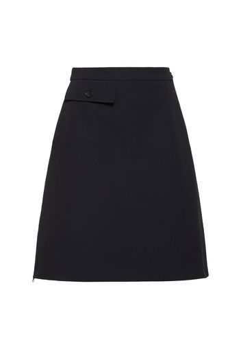 Phoebe Cotton Blend Mini Skirt