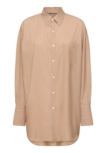 Super Fine Wool Striped Shirt