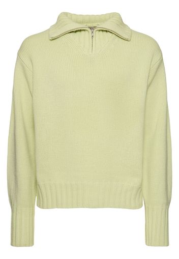 Soft Wool Half-zip Sweater