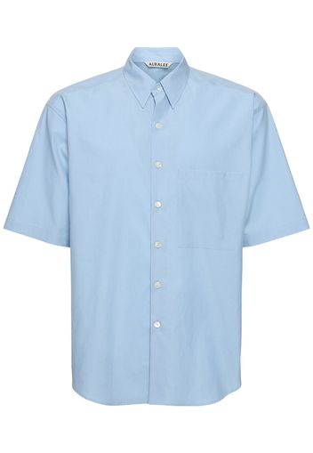 Oversize Cotton Twill S/s Shirt