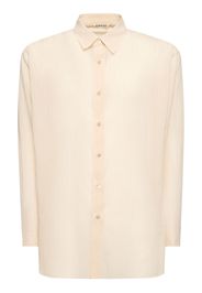 Striped Cotton Organza Shirt