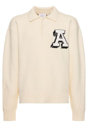 Team Polo Cotton Blend Sweater