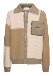 Franco Patchwork Wool Blend Sweater