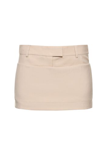 Lacun Wool Mini Skirt