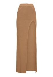 Faye Knitted Cotton Blend Long Skirt