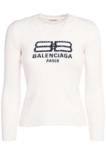 Logo Knitted Crewneck Top