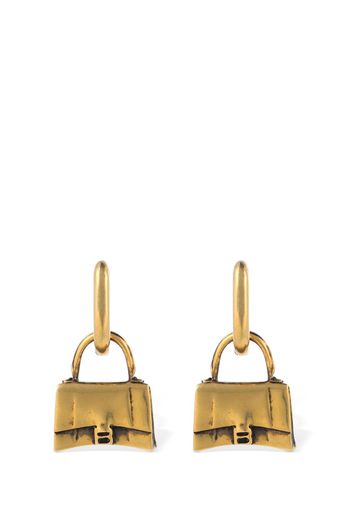 Bag Brass Earrings