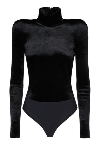 Viscose Blend Turtleneck Bodysuit