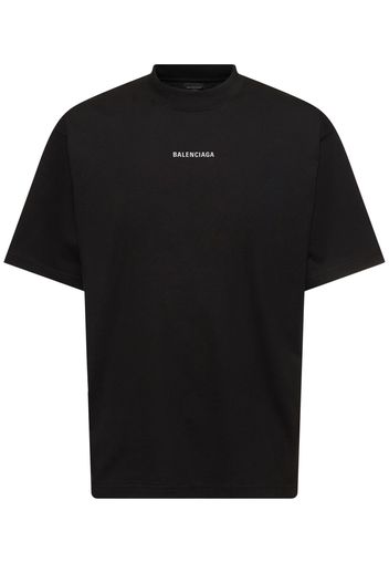 Reflective Logo Cotton T-shirt