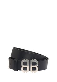 3.5cm Crypto Bb Leather Belt