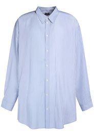 Striped Fluid Poplin Shirt