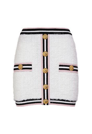 Maze Monogram Cotton Blend Mini Skirt