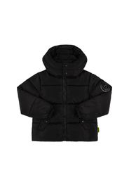 Hooded Poly Puffer Jacket