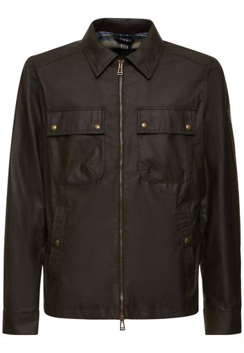 Tour Waxed Cotton Overshirt Jacket