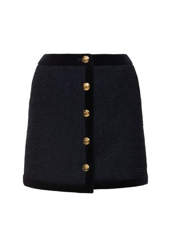 Exclusive Lusitano Bouclé Mini Skirt