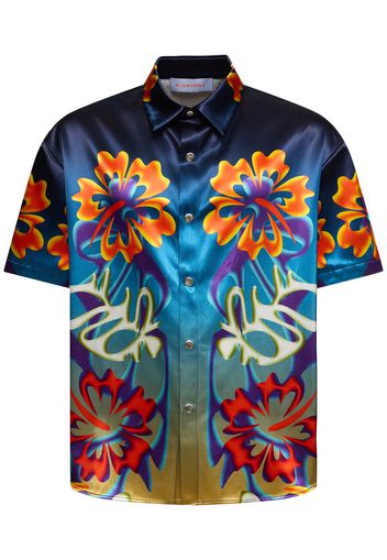 Hibiscus Viscose & Cotton S/s Shirt