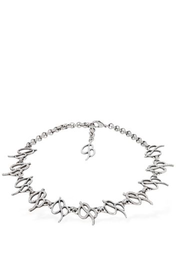 Crystal Multi B Logo Choker