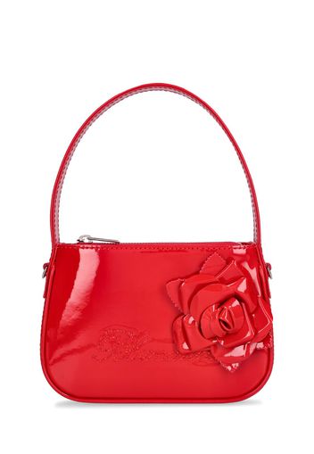 Patent Leather Top Handle Bag