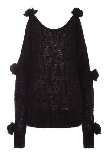 Knit Sweater W/ Cut Out Sleeves