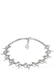 Crystal Multi B Logo Choker