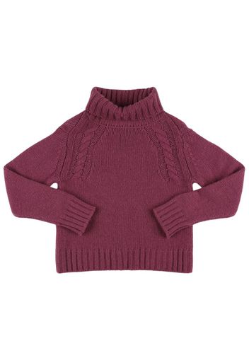 Cashmere Knit Turtleneck Sweater