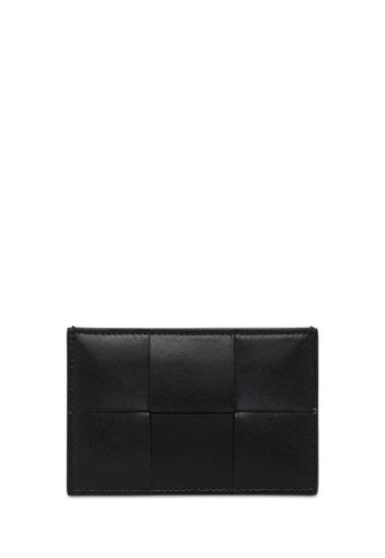 Maxi Intreccio Leather Card Holder