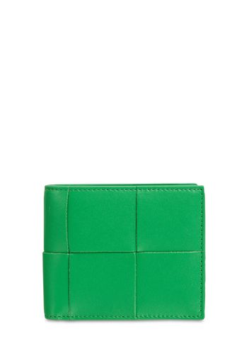 Maxi Intreccio Leather Billfold Wallet