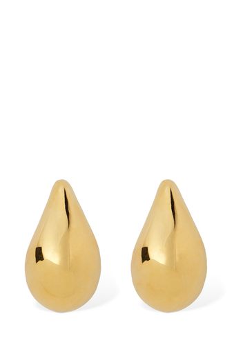 Gold Finish Sterling Silver Earrings