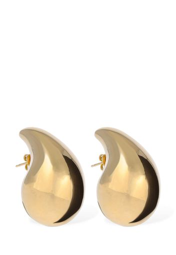 Gold Finish Sterling Silver Earrings