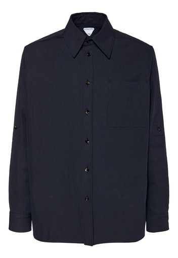 Cotton Twill Rolled-up Shirt