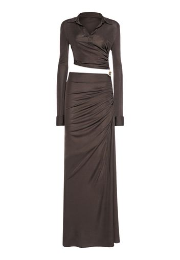 Light Viscose Jersey Long Dress