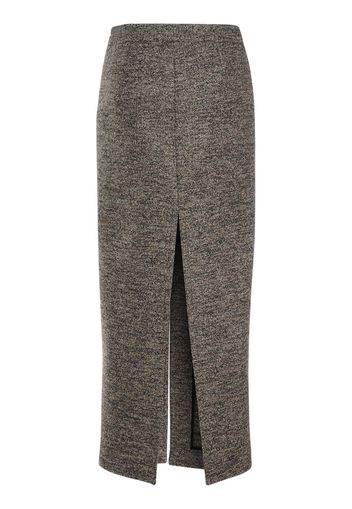 Wool Twill Long Skirt