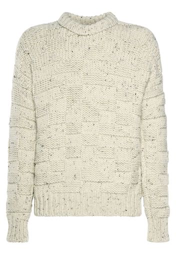 Intreccio Graphic Shetland Wool Sweater