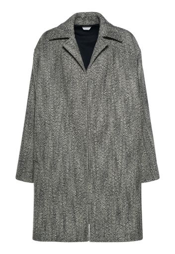 Felted Wool Chevron Carcoat