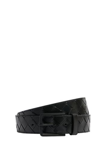 3.5cm Intrecciato Leather Belt