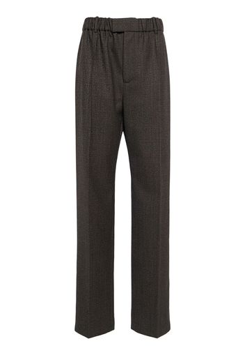 Houndstooth Wool Pants