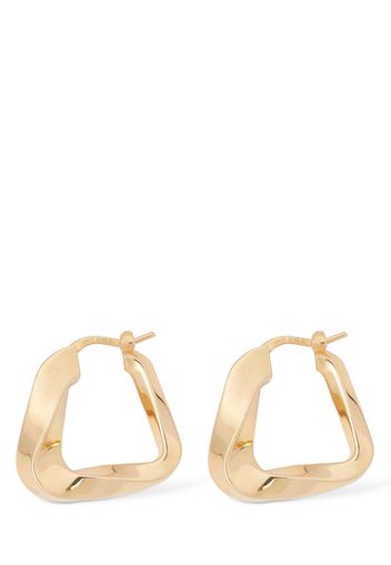 Essentials Twist Triangle Hoop Earrings