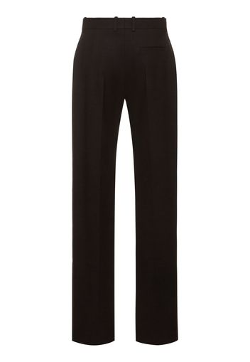 Structured Cotton Mélange Pants